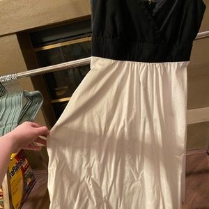 New York and Company Black and White Sundress